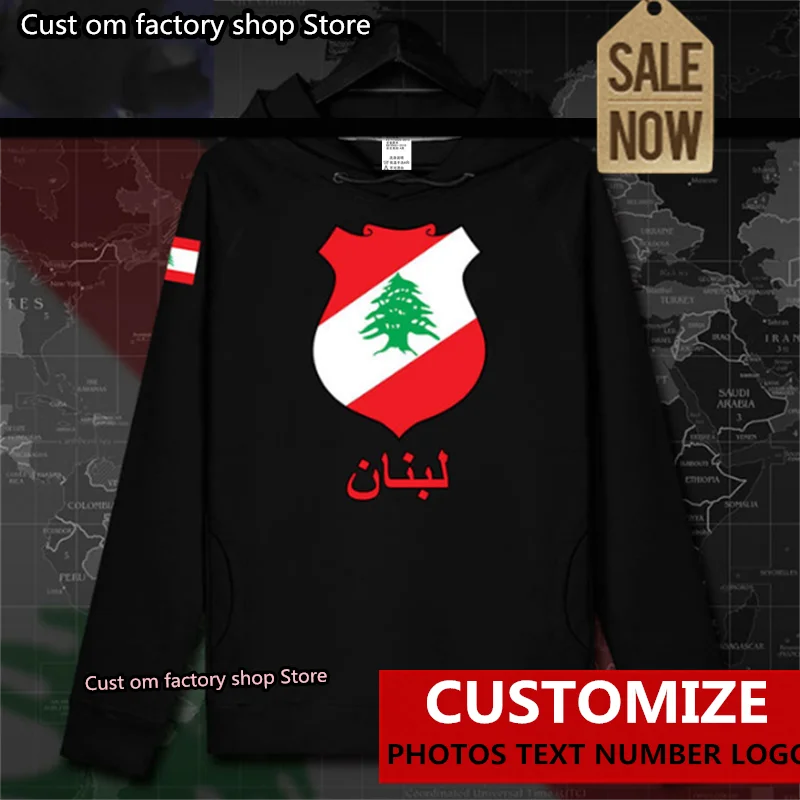 

Lebanese Republic Lebanon LBN Arabic mens hoodie pullovers hoodies coat men sweatshirt streetwear hip hop clothing tracksuit