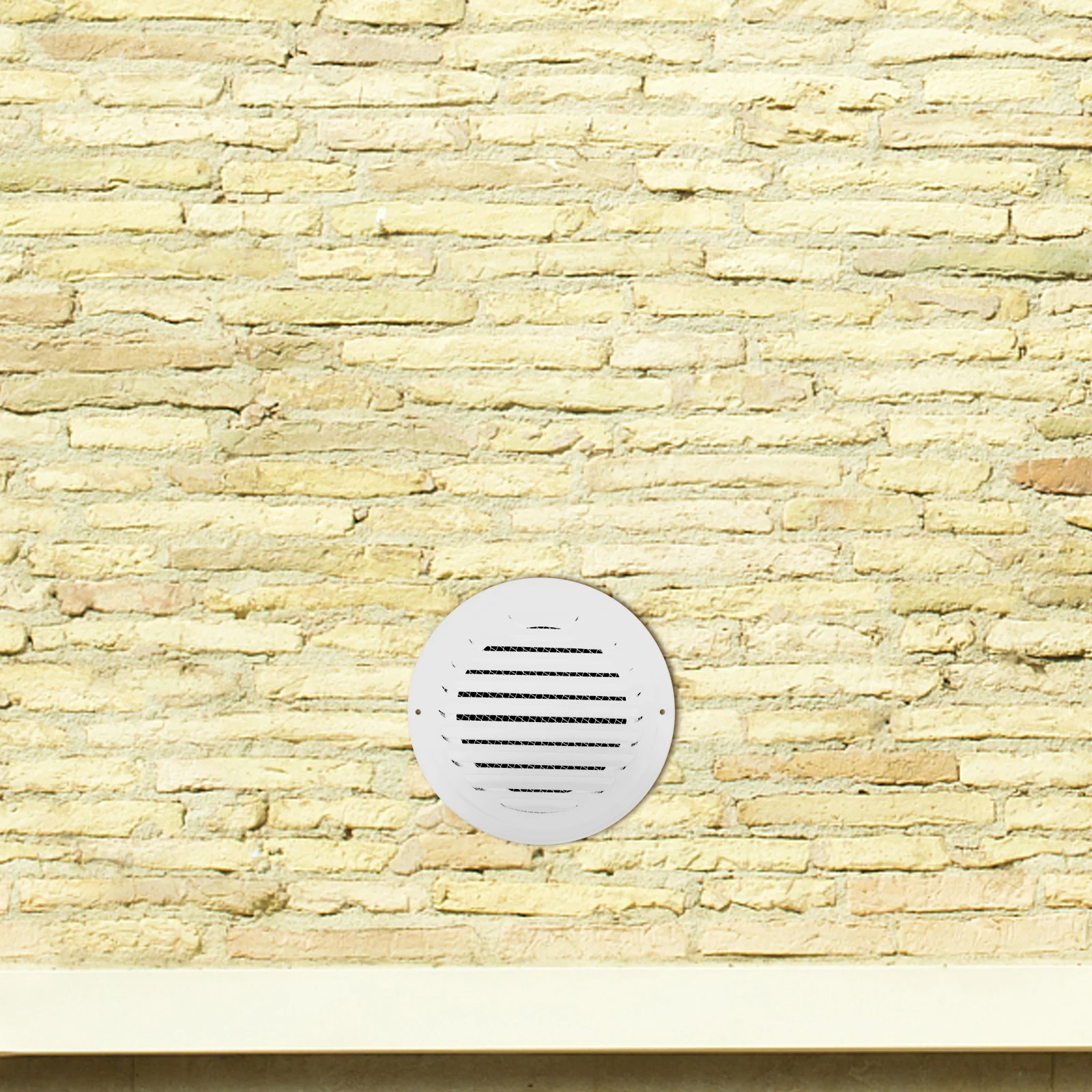 Edelstahl-Küchen-Lüftungsabdeckung, flacher Kopf, Design, Außenwandkappe, winddicht, elegante Lüftungs-Grillhaube