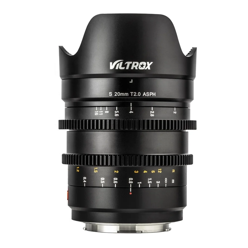 

Viltrox S 20mm T2.0 ASPH Movie Lens Full Frame MF Cinematic Lens for E Mount Camera A9ii A7RIV A7III A7SII Cine Lens