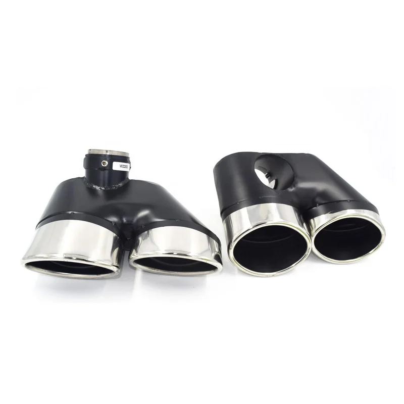 1 Pair Stainless Steel Exhaust W220 Muffler Tip For 2004 -2007 S300 S320 S350 S430 S500 S600 S Class Exhaust Pipes