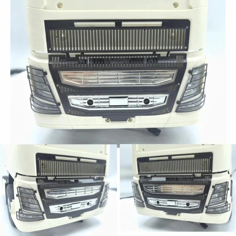 Copertura di aspirazione aria simulata in metallo decorare per 1/14 Tamiya RC camion rimorchio 56362 56375 56360 FH16 parti di automobili fai da te