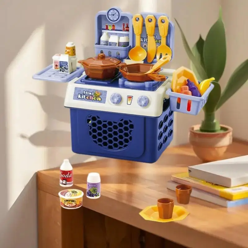 อุปกรณ์ครัวของเล่นจินตนาการ 32/25/23 ชิ้น เกมสนุกและเสริมสร้างการเรียนรู้สำหรับเด็ก เหมาะสำหรับเป็นของขวัญ