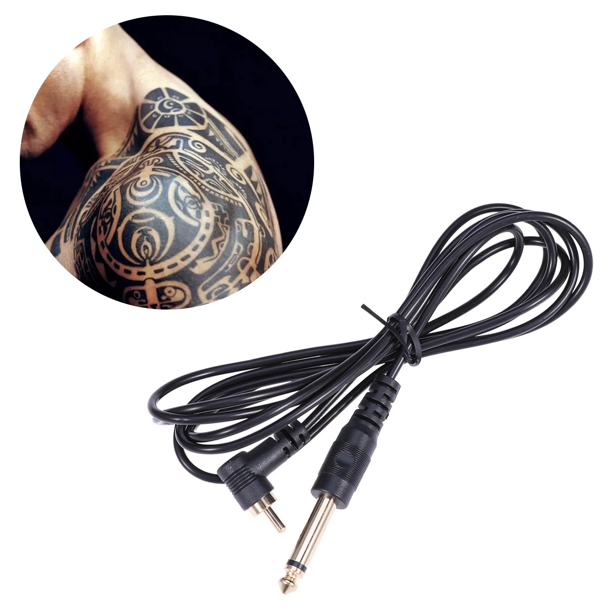 

Silicone Hook Line 90 Degree Black For Machine Power Supply 1.8M Durable Alloy Connector Tattoo Accessories Cable Converter Kit