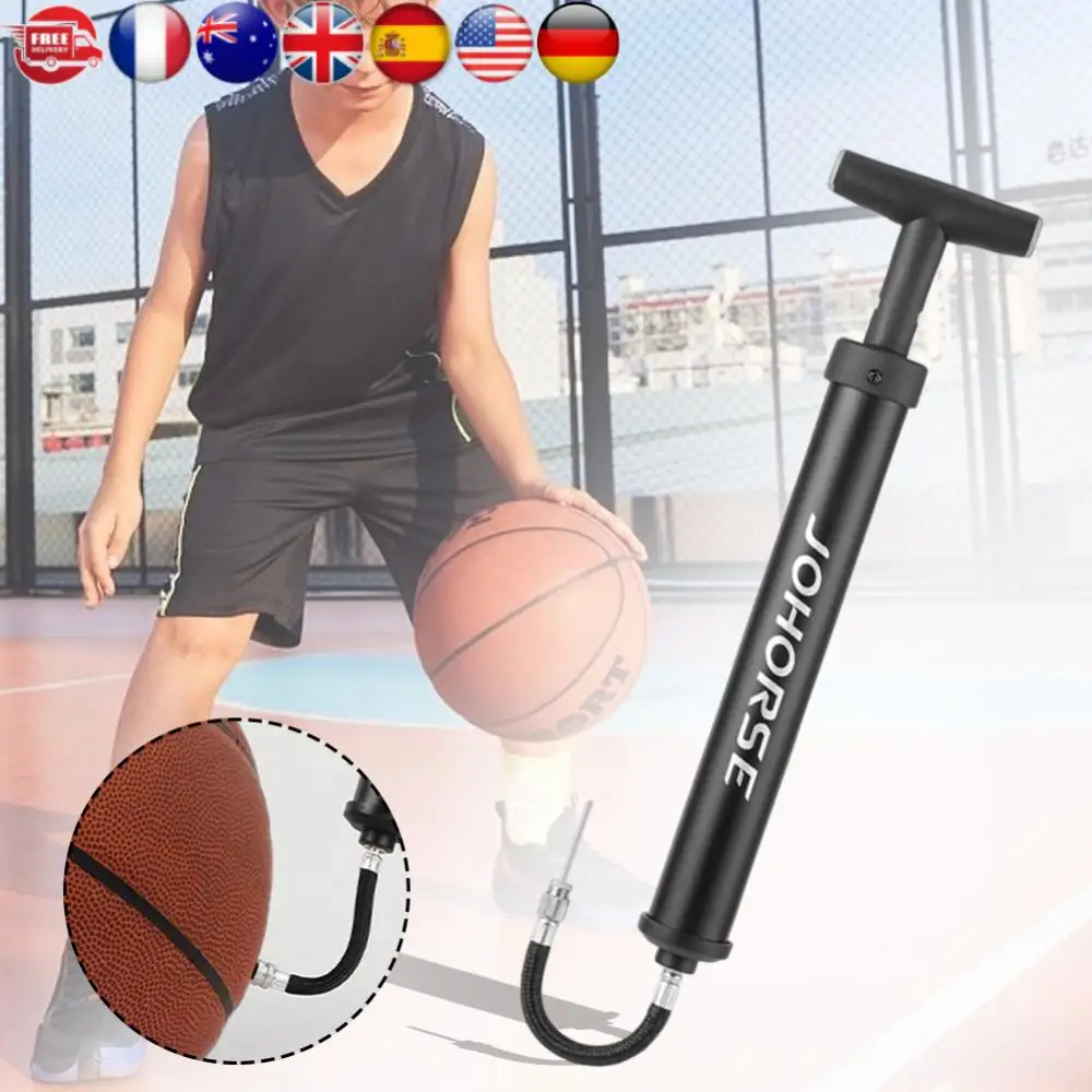 Ручной насос для мяча, портативный баскетбольный воздушный насос, компактный футбольный надувной насос, многофункциональный для баскетбола, футбола, волейбола