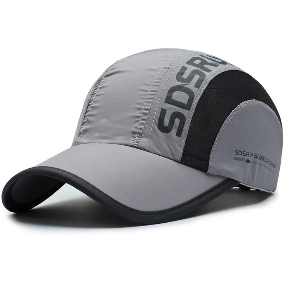 Fashion Quick Drying Baseball Cap Adjustable Ultrathin UV Protection Cap Breathable Climbing Hat Unisex