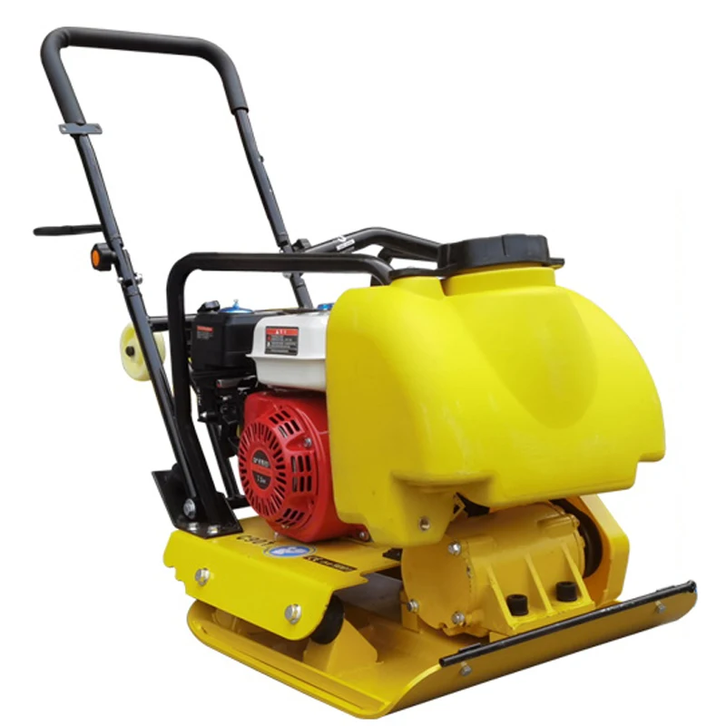 Gasoline Plate Compactor Small Compaction Plate Compactor Asphalt Road Backfill Soil Vibration Plate Compactor Power Tools 5500W