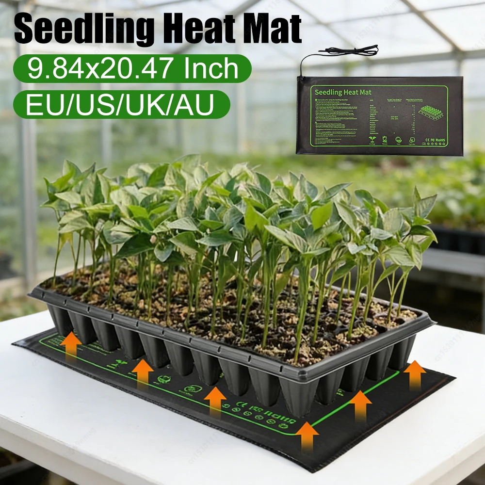 

Водонепроницаемый греющий коврик для рассады, коврик для проращивания растений с постоянной температурой, для домашнего сада и теплиц