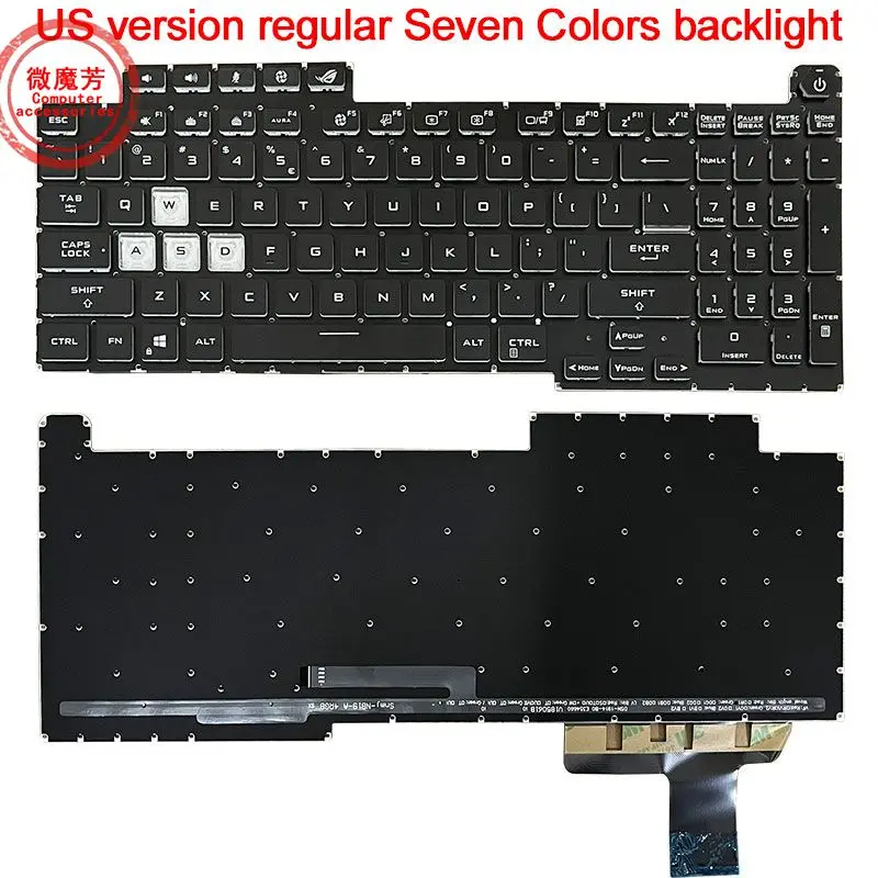 

Клавиатура с подсветкой US для ASUS ROG стремкс G17 G713 G713Q/QE/QY G713QR G713RXG/RS/RC G713IR/IH G733