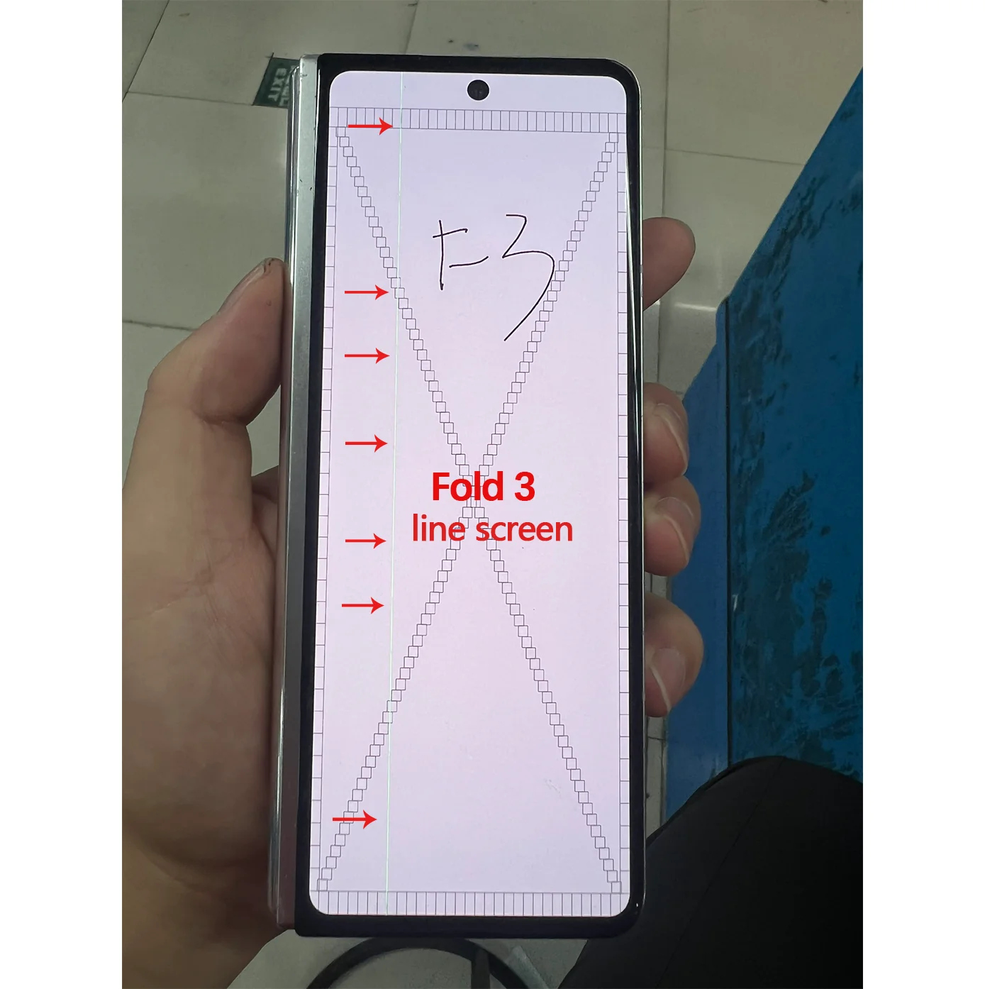AMOLED Has Defect LCD For Samsung Galaxy Z Fold 3 F926B Small Display Screen Display Touch Screen With Frame Digitizer Assembly