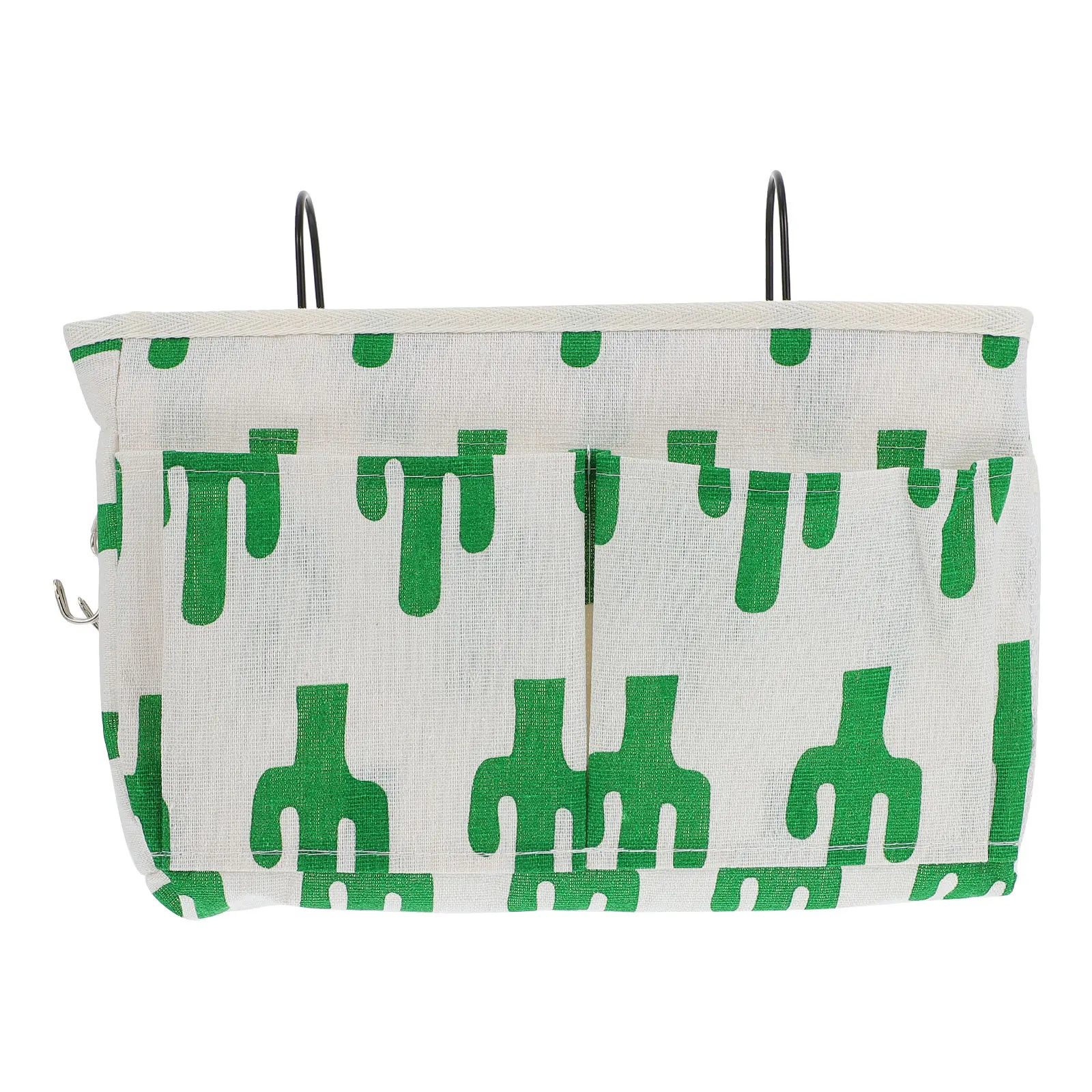 

Cotton Linen Hanging Storage Bag Bedside Dormitory Bunk Phone ganizer Pouch Hook Multifunctional Practical Basket Bedroom