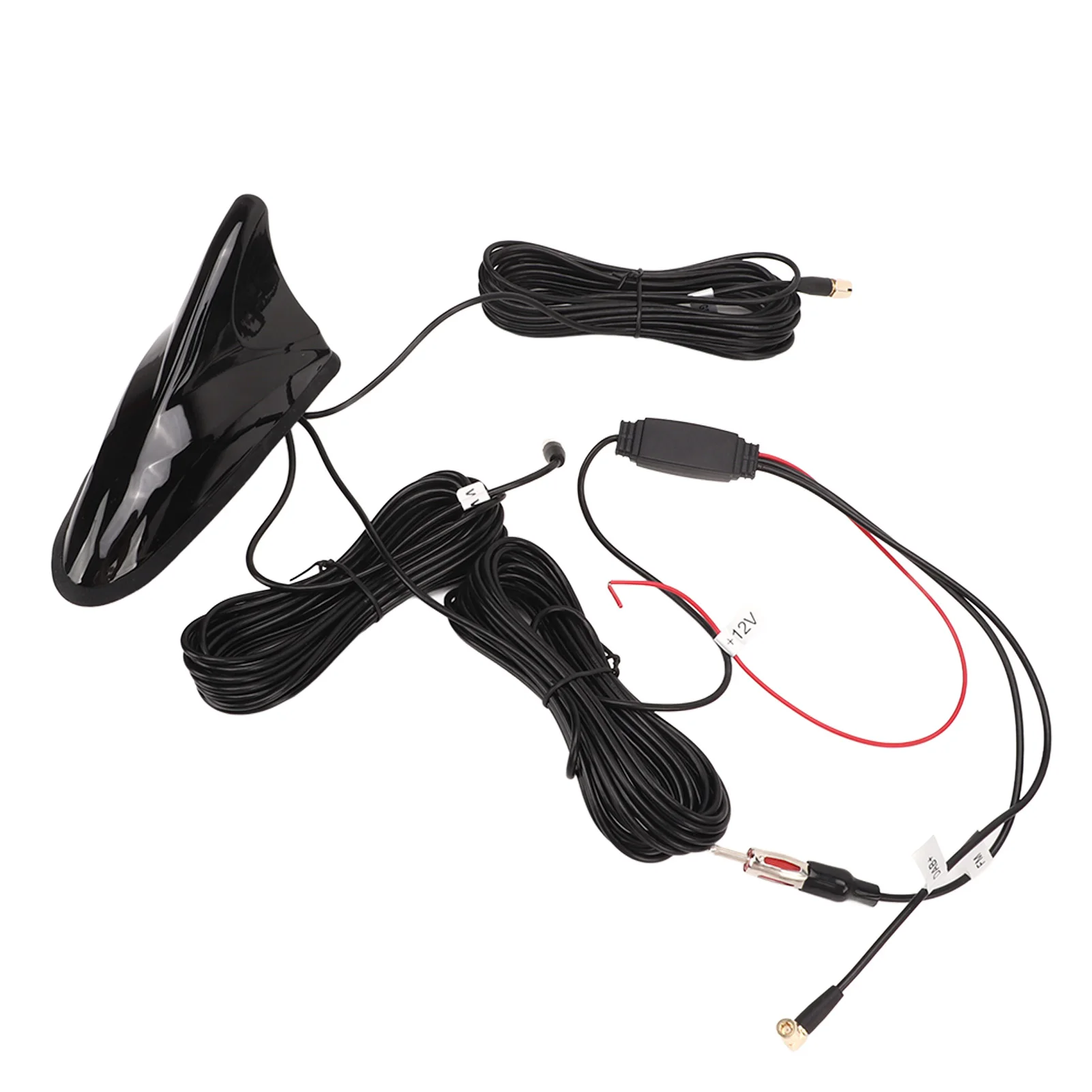 12V Shark Fin Antenna GPS DAB FM WIFI High Sensitivity 5m Cable Length Universal Radio Aerial Antenna Car Accessories