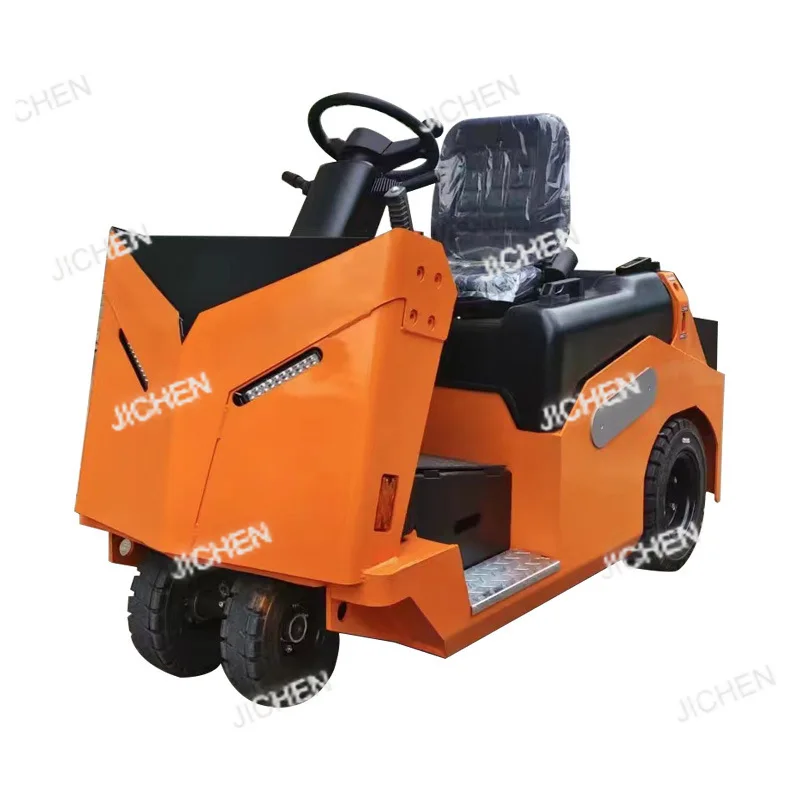 ركوب الجرار الكهربائي 2 3 4 6 7 طن ميناء محطة جرار رئيس مقطورة دوران البضائع