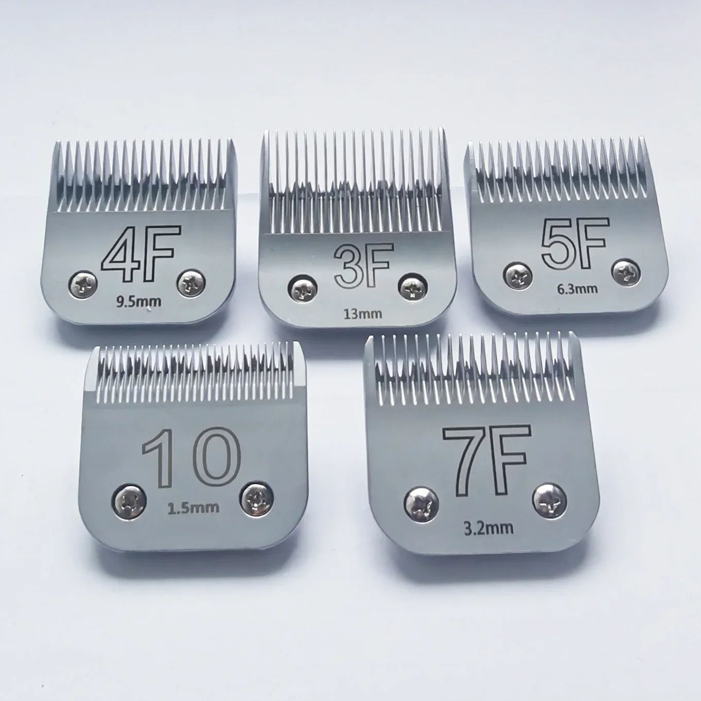 شفرة فولاذية قابلة للفصل لـ oster A5، Classic 76، لـ Andis AG، AGC، AGP، AGRC، AGCL، AGR Plus، AGRV، DBLC، MBG مقص الحيوانات الأليفة للكلاب