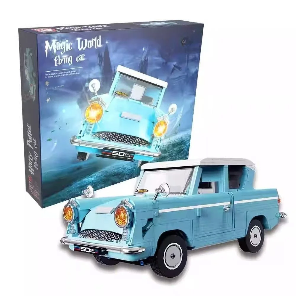 

1390pcs MOC Creativity Magic City Retro Cars Building Blocks Assembling Bricks Model DIY Toys for Boys Birthday Christmas Gift