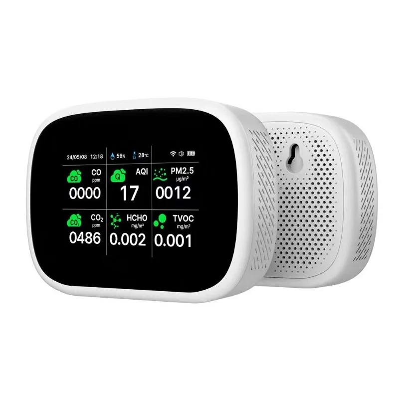 Smart APP WiFi networking remote control home appliances, high-precision CO2/benzene/formaldehyde detector