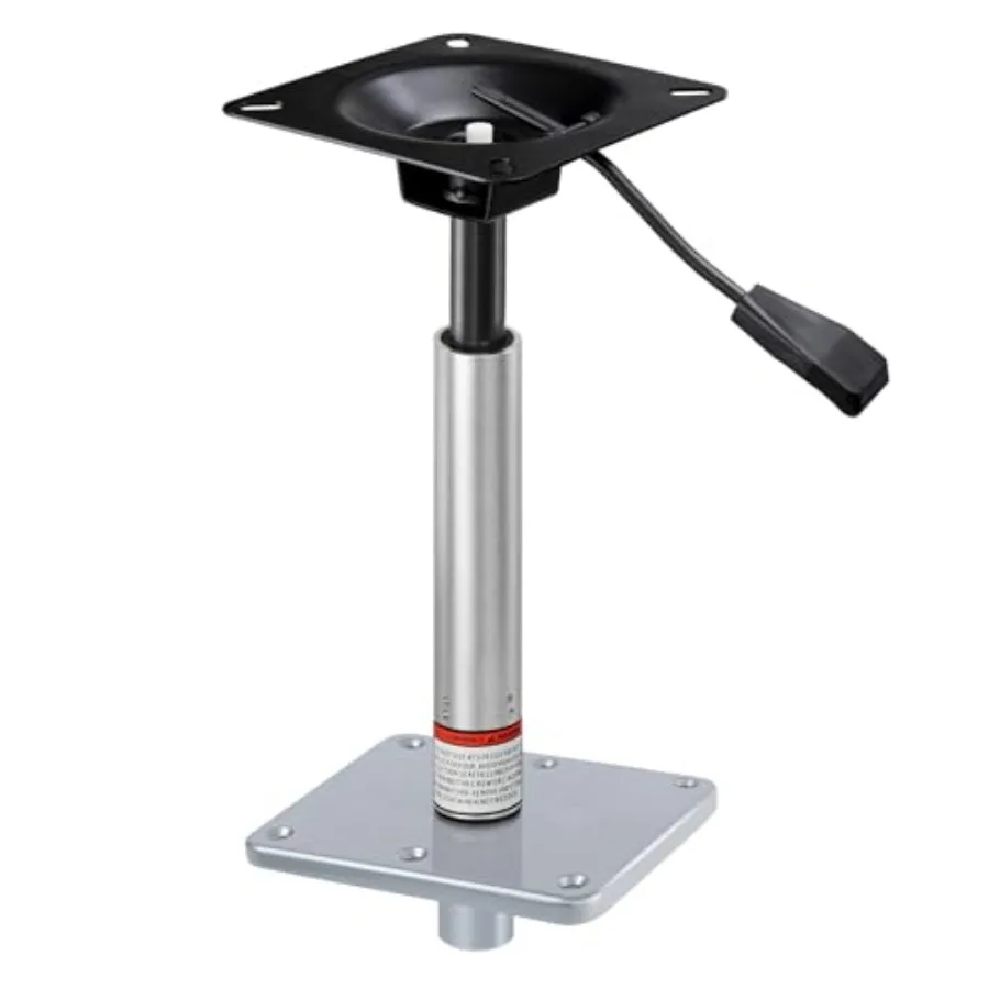 

Adjustable Boat Seat Pedestal Base Mount Kit with Lock in 3/4" Boat Seat Pin PostandMarine Power Pedestal Mount Base for Marine