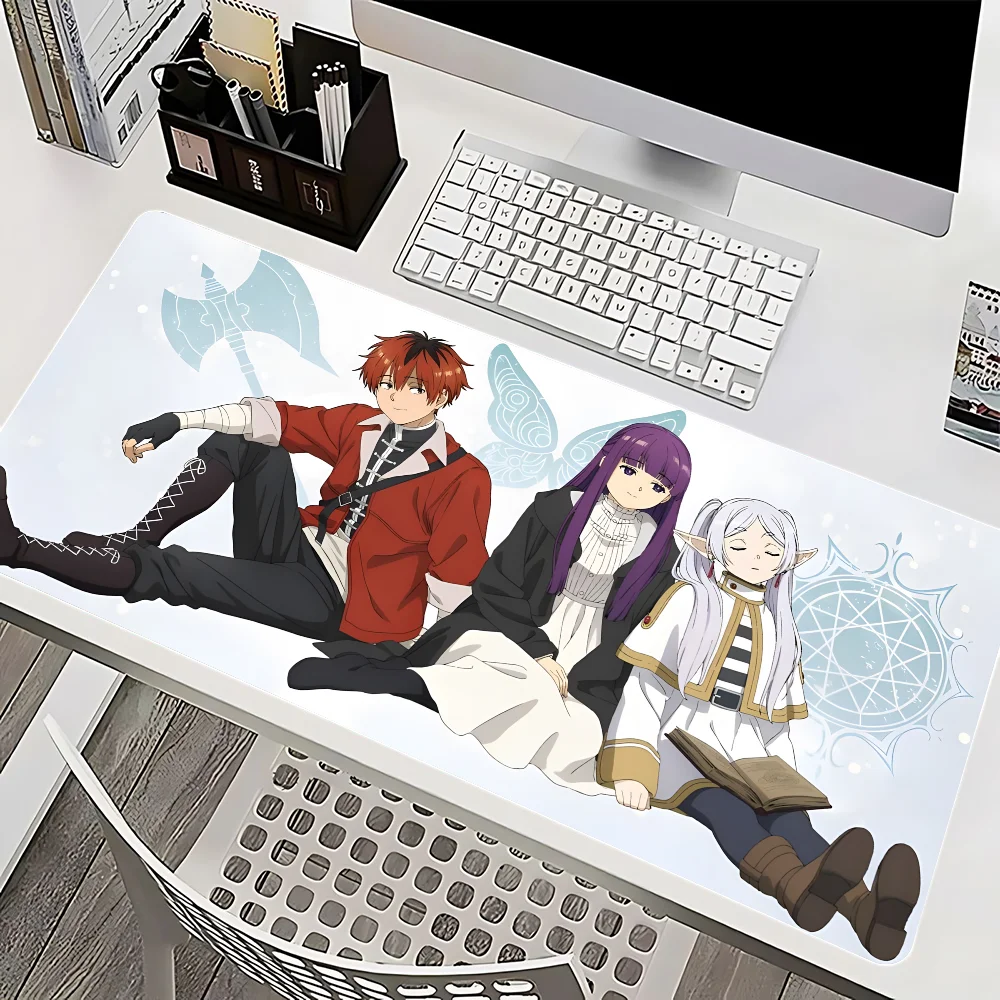 F-Funeral Of Frieren Mousepad Mause Pad Mouses Rug Office Accessories Desk Mat Mousepad Keyboard Gaming Pc Mats Xxl Large Carpet