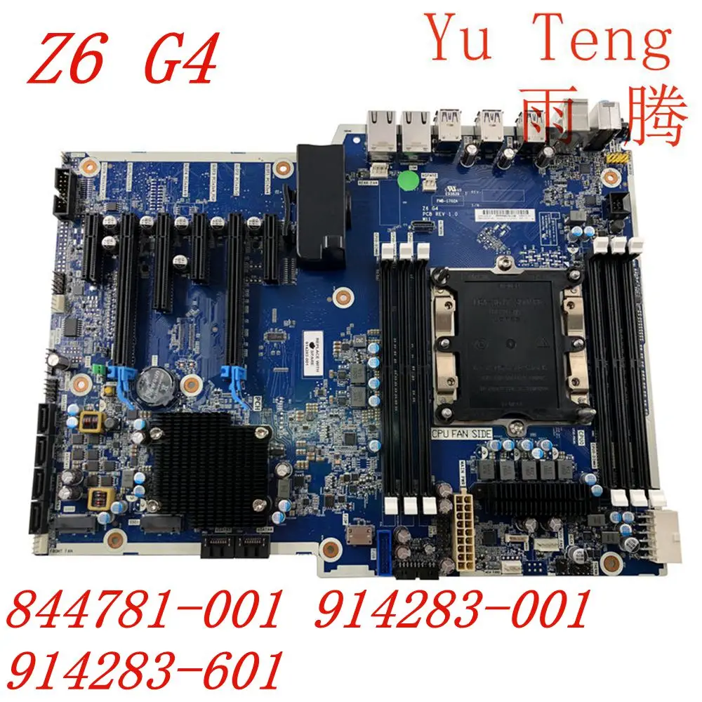 

844781 -001 для настольной материнской платы HP z6 g4 914283 001 914283 Материнская плата LG3647 601, 100% тест, ОК, отправка