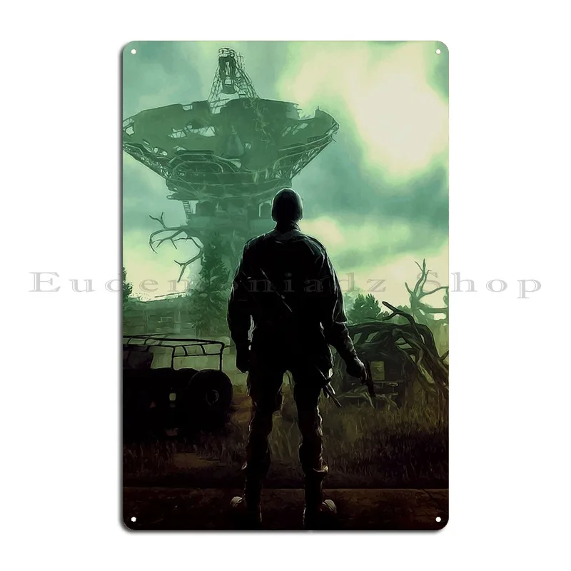 Escape From Tarkov Metal Plaque Wall Cave Decoration Cinema Print Living Room Tin Sign Poster