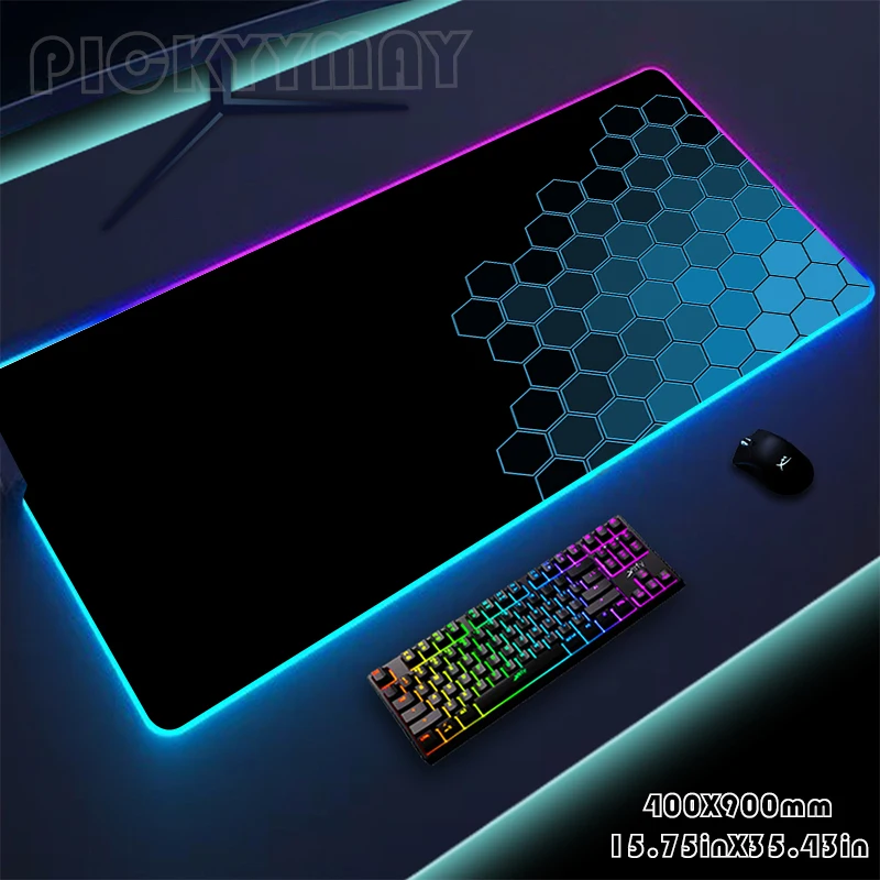 

Speed RGB Gaming Mousepad Desk Pad LED Keyboard Mat Gamer Mousepad XXL Mouse Pad Luminous Mouse Mat Design Mousepads