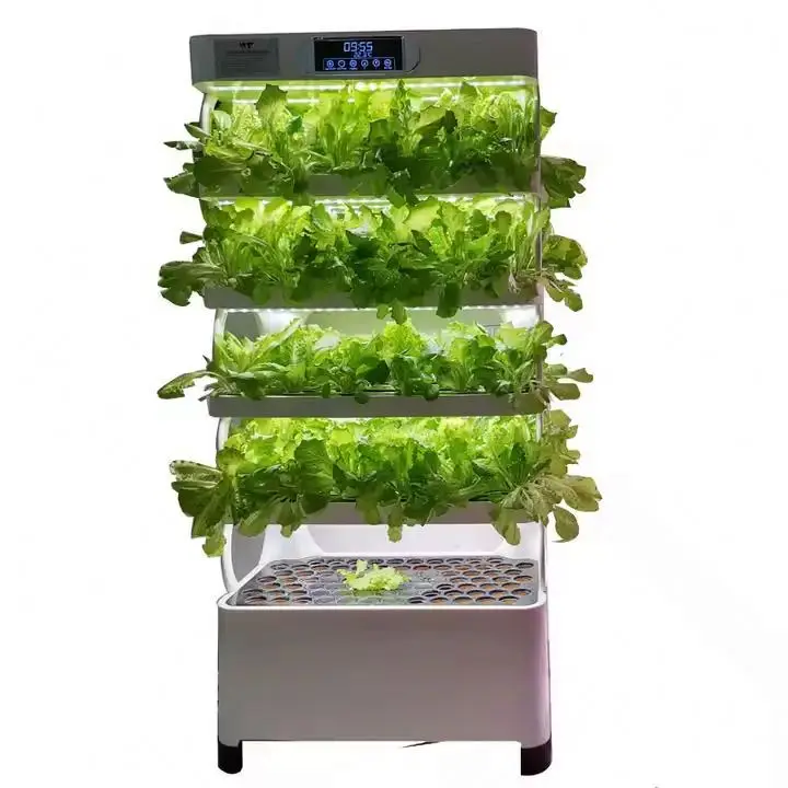 

Smart Vertical Hydroponic Garden Tower Farming Family Use Mini Indoor Hydroponic Aeroponic Growing Tower System