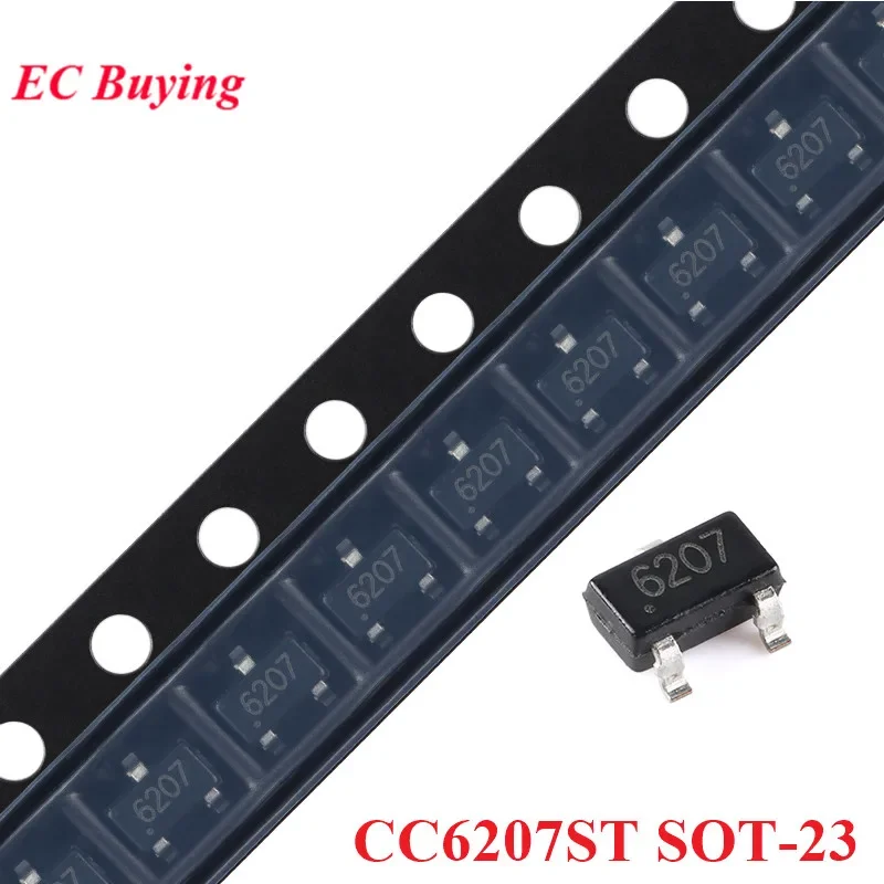 20 個/10 個 CC6207ST SOT-23 CC6207 6207 SOT23 全極性ラッチングマイクロパワーホール効果スイッチセンサー IC チップ