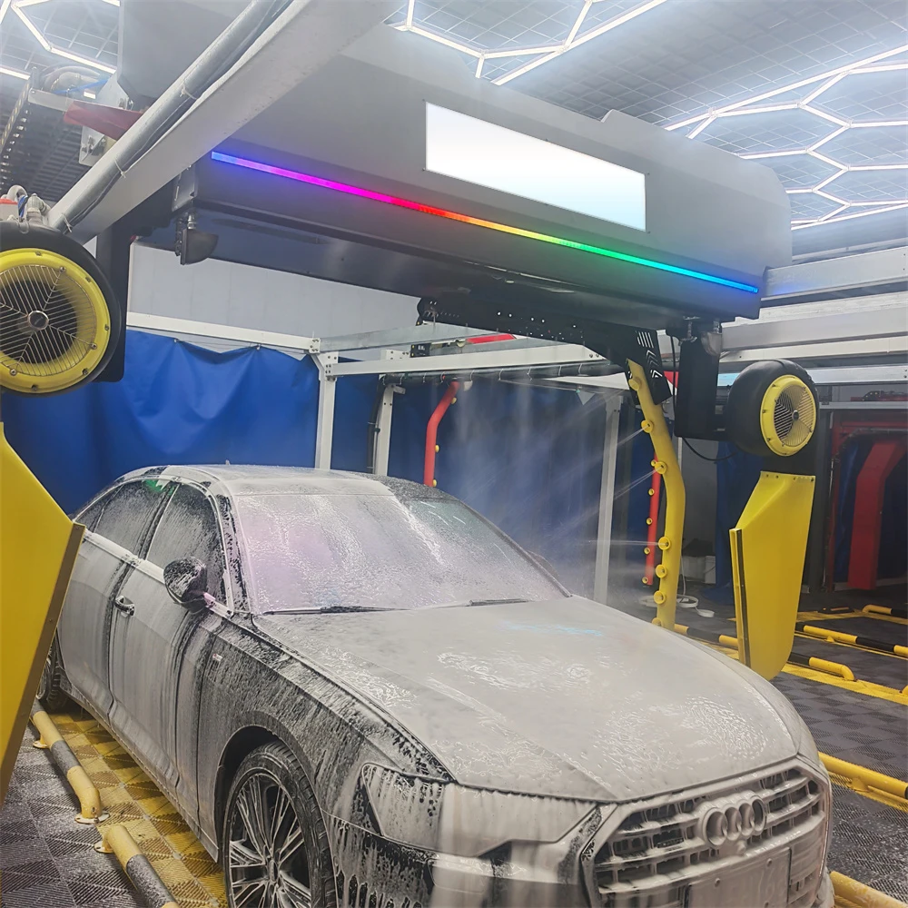 Hot Sale 360 Full Automatic Electric Car Wash Machine with High Pressure Touchless Washing Automatic Dryer for Cars