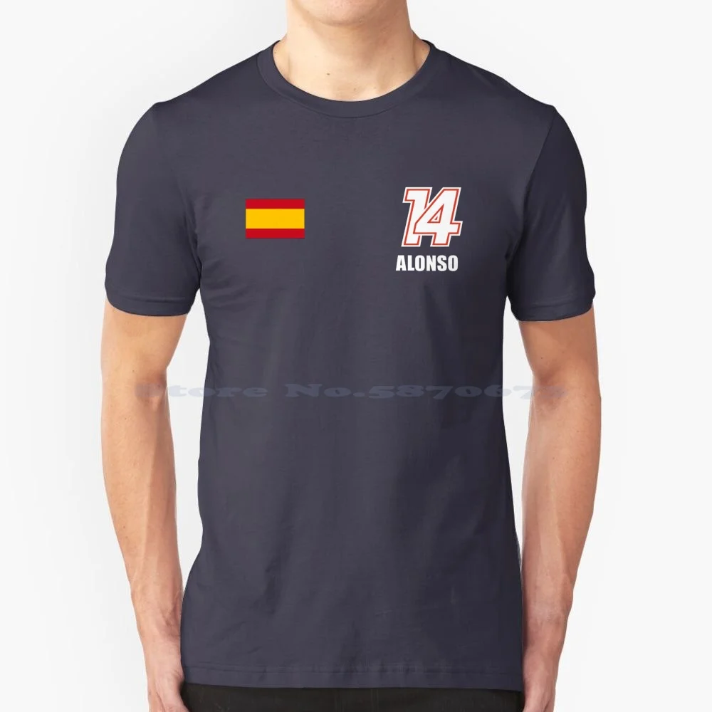 Fernando Alonso 14 T Shirt 100% Cotton Tee Melbourne Grand Prix 2022 Alpine Team 2021 Drive To Survive Fernando Alonso Esteban