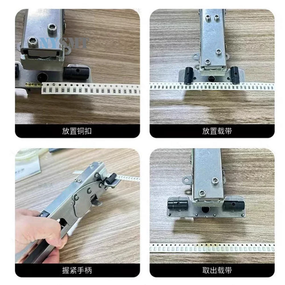 SMT Splice Clip Single Stainless Steel Splice Buckle Special Splice Clips for Splicing Tool Carrier Tape Connector
