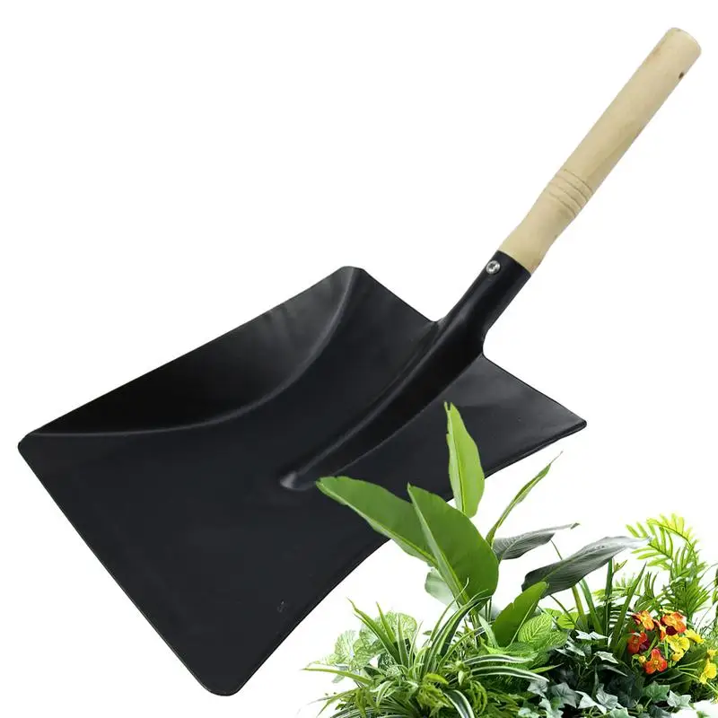 

Garden Shovels For Digging Wooden Handle Heavy Duty Garden Digging Spade Ergonomic Garden Trowel Tool Hand Trowel For Soil