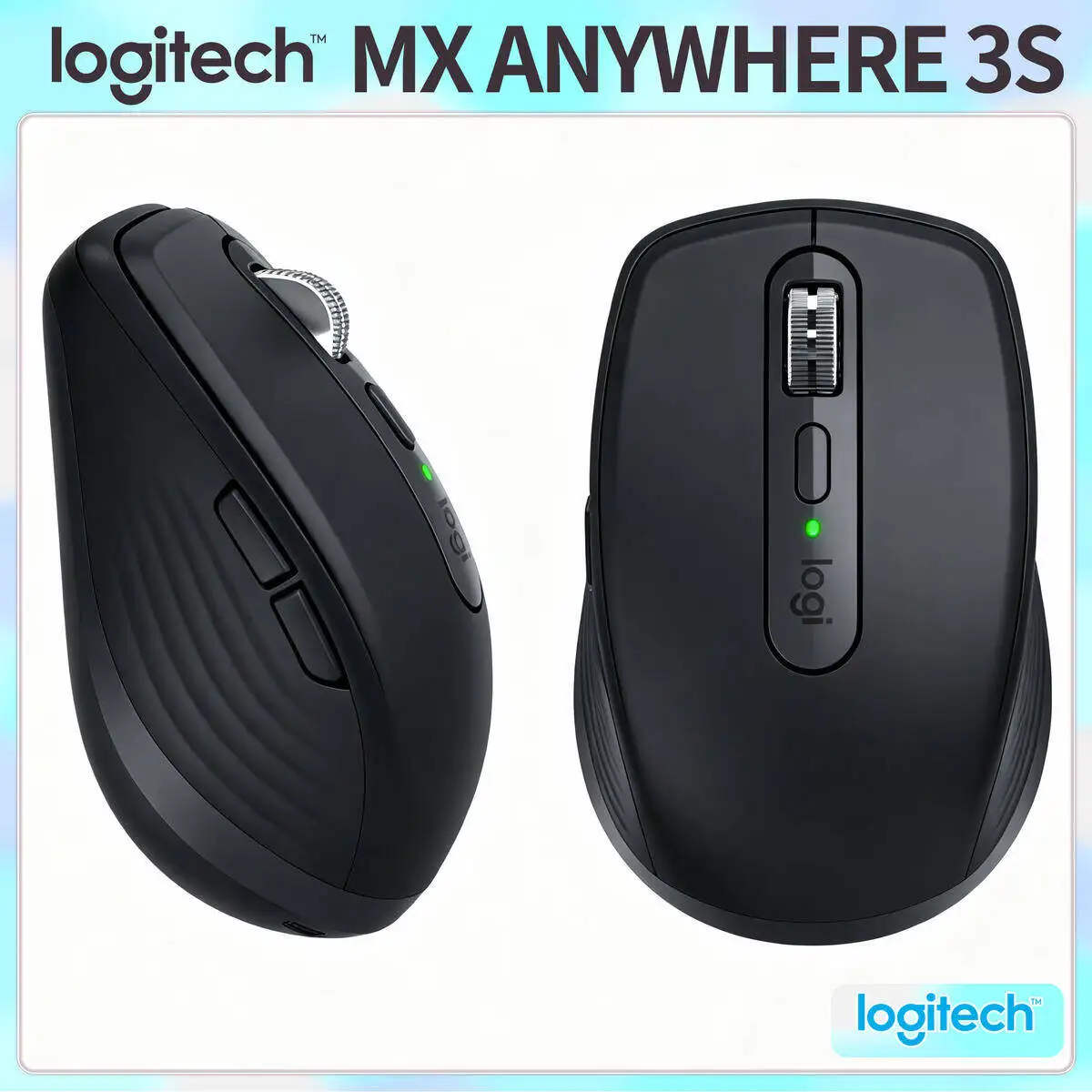 

Premium Logitech MX Anywhere 3S Wireless Mouse Fast Scrolling Silent Clicks for Office Gaming Home