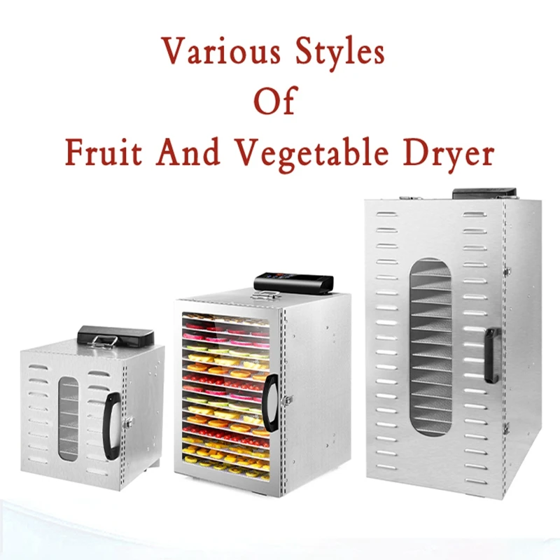 Miếng Dán Cường Lực ITOP Thương Mại Thực Phẩm Dehydrator Thép Không Gỉ Máy Sấy Điện Máy Sấy Hoa Quả Máy Sấy Khô Hoa Quả Thịt Quả Dehydrators