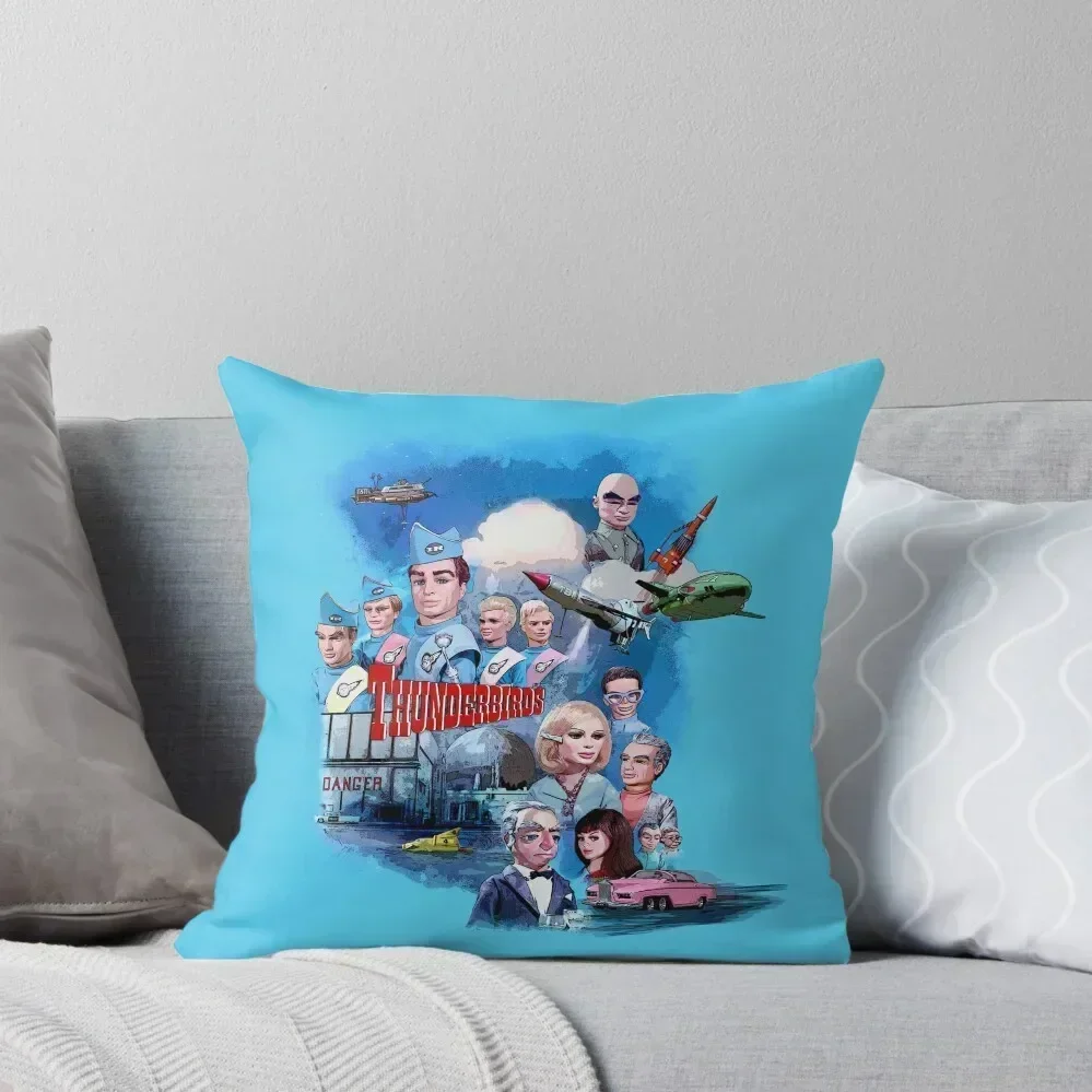 

Thunderbirds drawing 1 Throw Pillow Luxury Pillow Cover Bed pillowcases Christmas Covers bed pillows pillow