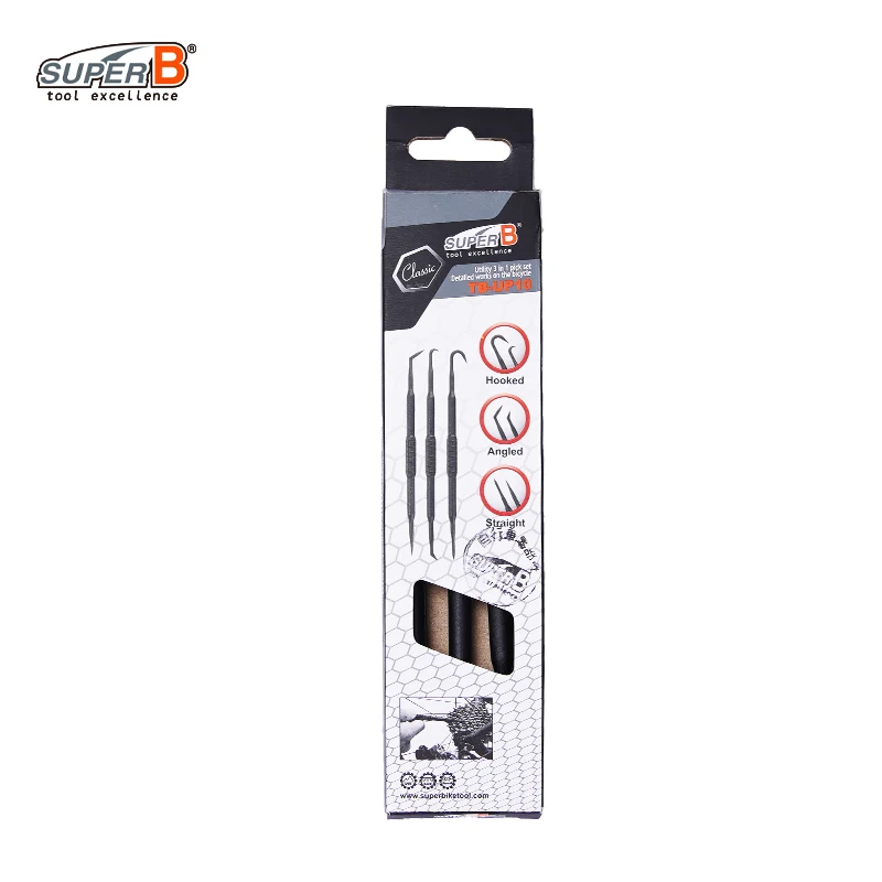 

Набор инструментов для ремонта велосипедов Super B, 3 шт./компл., от любого угла, чтобы соответствовать спроса ремонтной работы TB-UP10