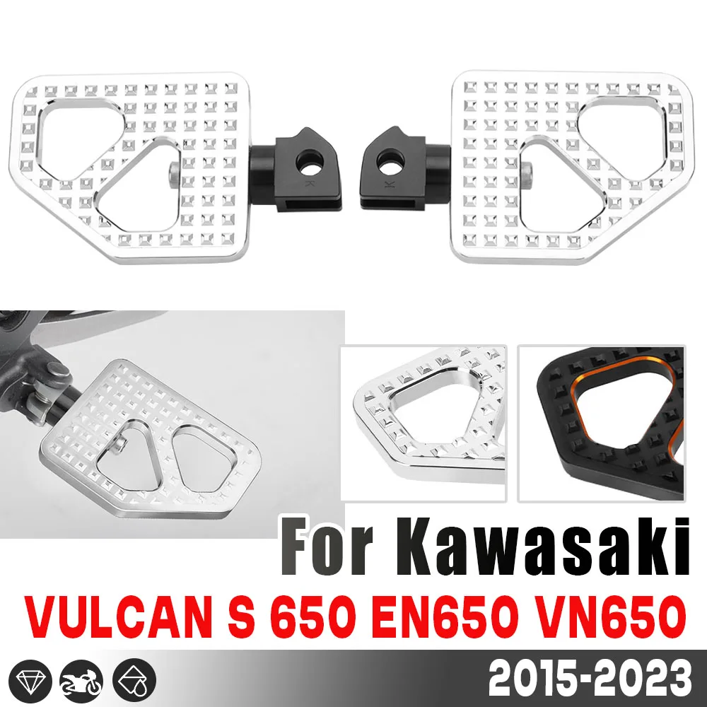 

Для Kawasaki Vulcan VN650 S 650 s650 en 650 EN650 2015-2023 подножки водителя широкие подножки подножки мотоциклетные передние подножки