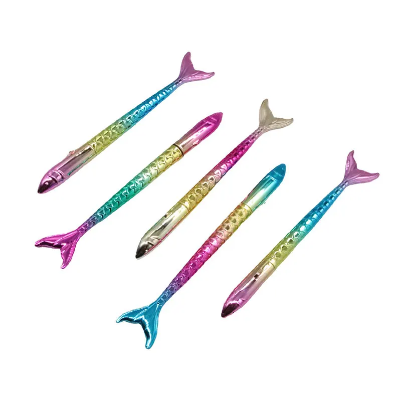 

140Pcs Colorful Gel Pens Mermaid Gel Ink Pen School Supplies Creative Novel Office Gift Stationery Styling Fish