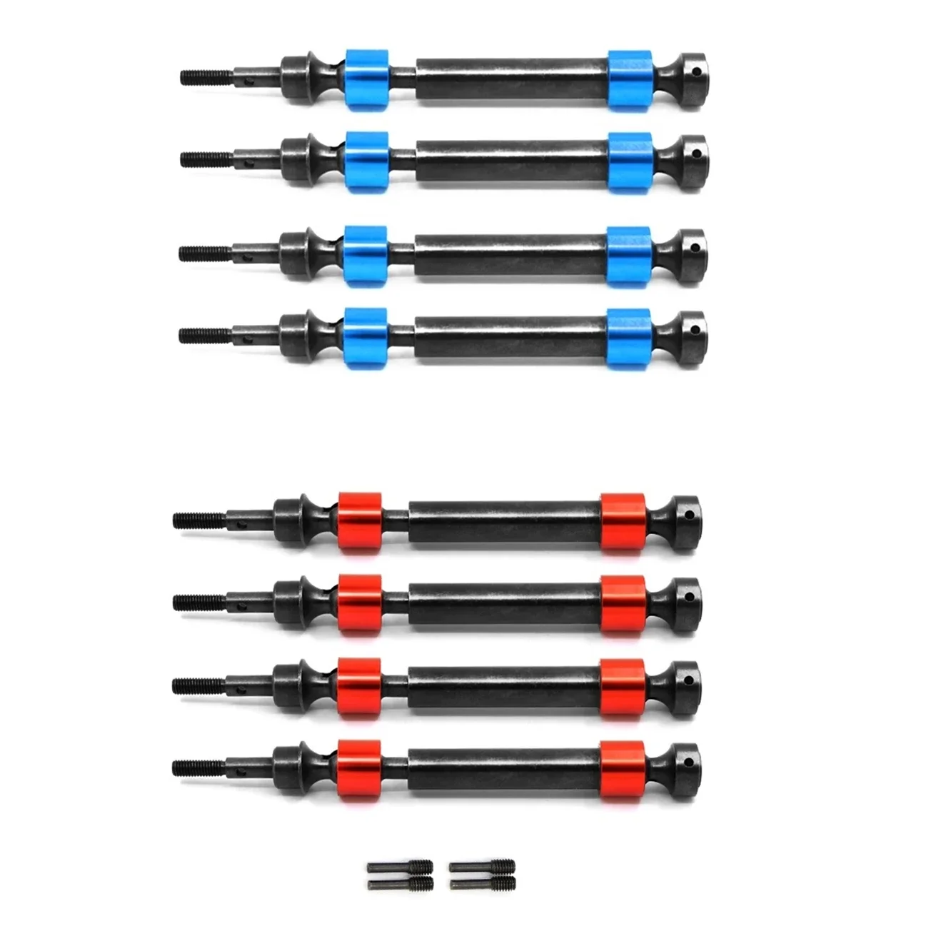 4pcs Hardened Steel Splined CVD Drive Shaft 5451X For Traxxas 1/10 Maxx E-Revo Summit E-MAXX T-MAXX RC Car Upgrade Parts