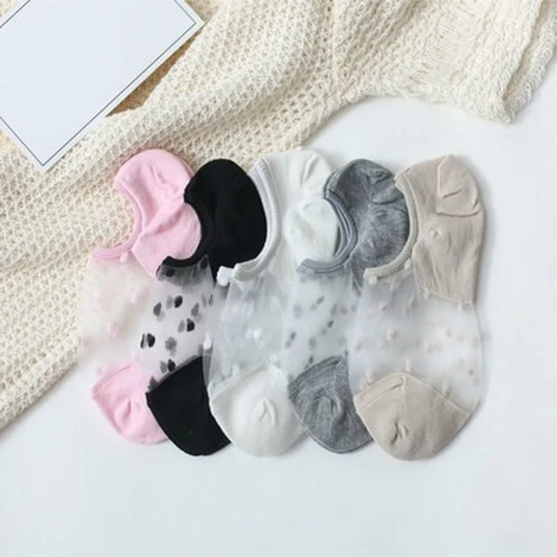 

2Pair New Elegant Women Girls Cotton Comfortable Spring Summer Wear Low Ankle Invisible Elastic Short Socks