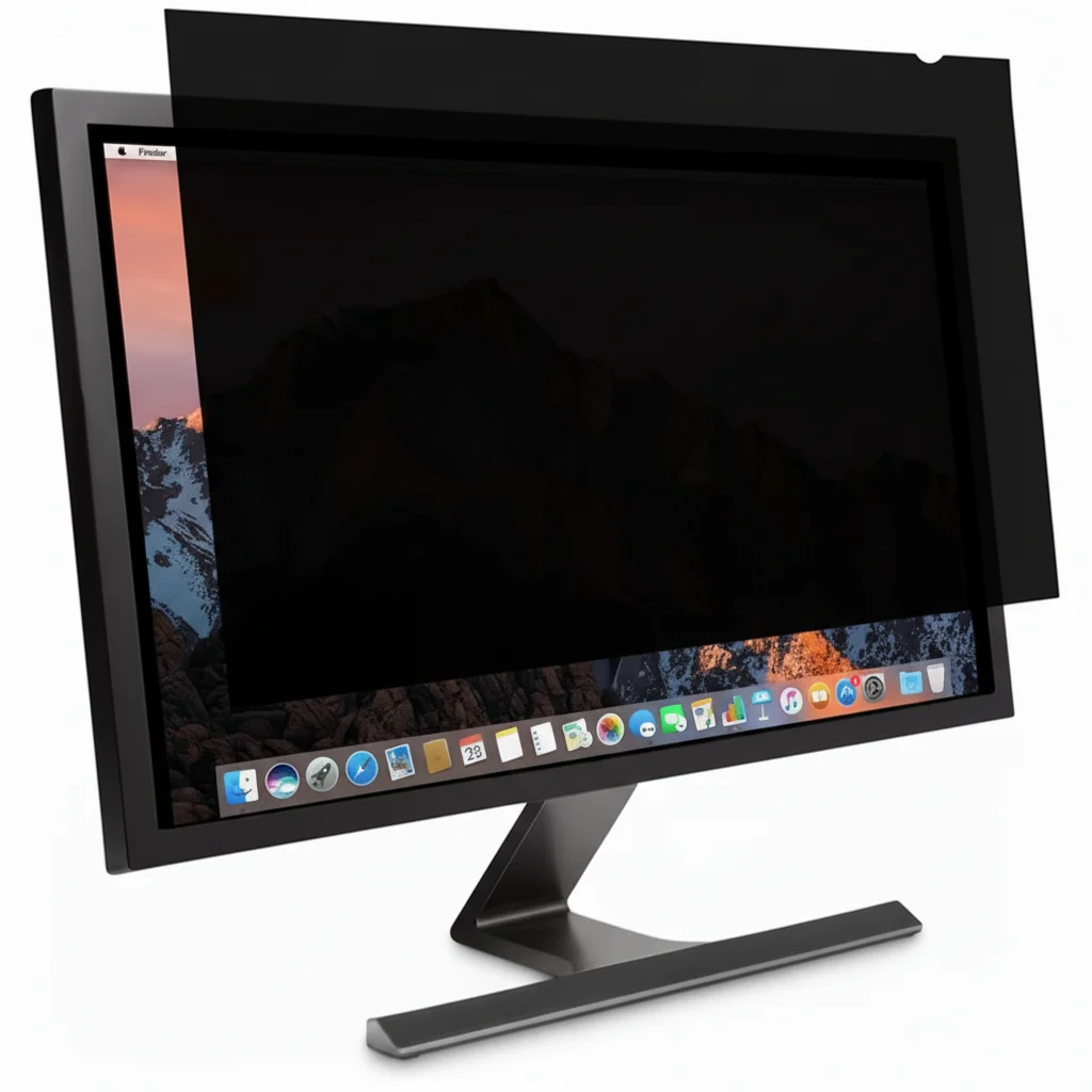 

Kensington FP195W10 K52127WW Privacy Screen - Glossy Black, Matte Black, Translucent - 1610 - Scratch - Used-Like New