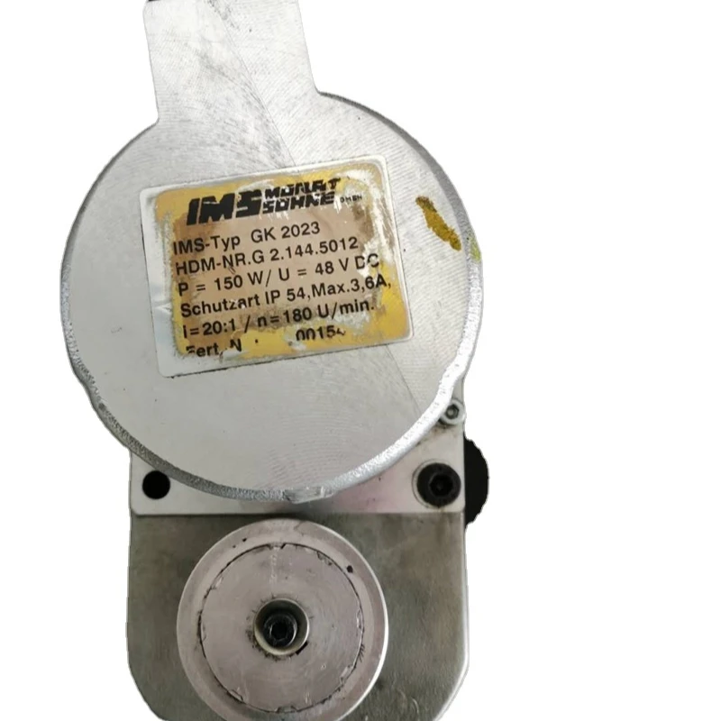 

Продавец GolednОригинальный SM52 Демпфирующий водяной роликовый двигатель G2.144.5012 Двигатель GK2023 для печатной машины Heidelberg/скорость HD