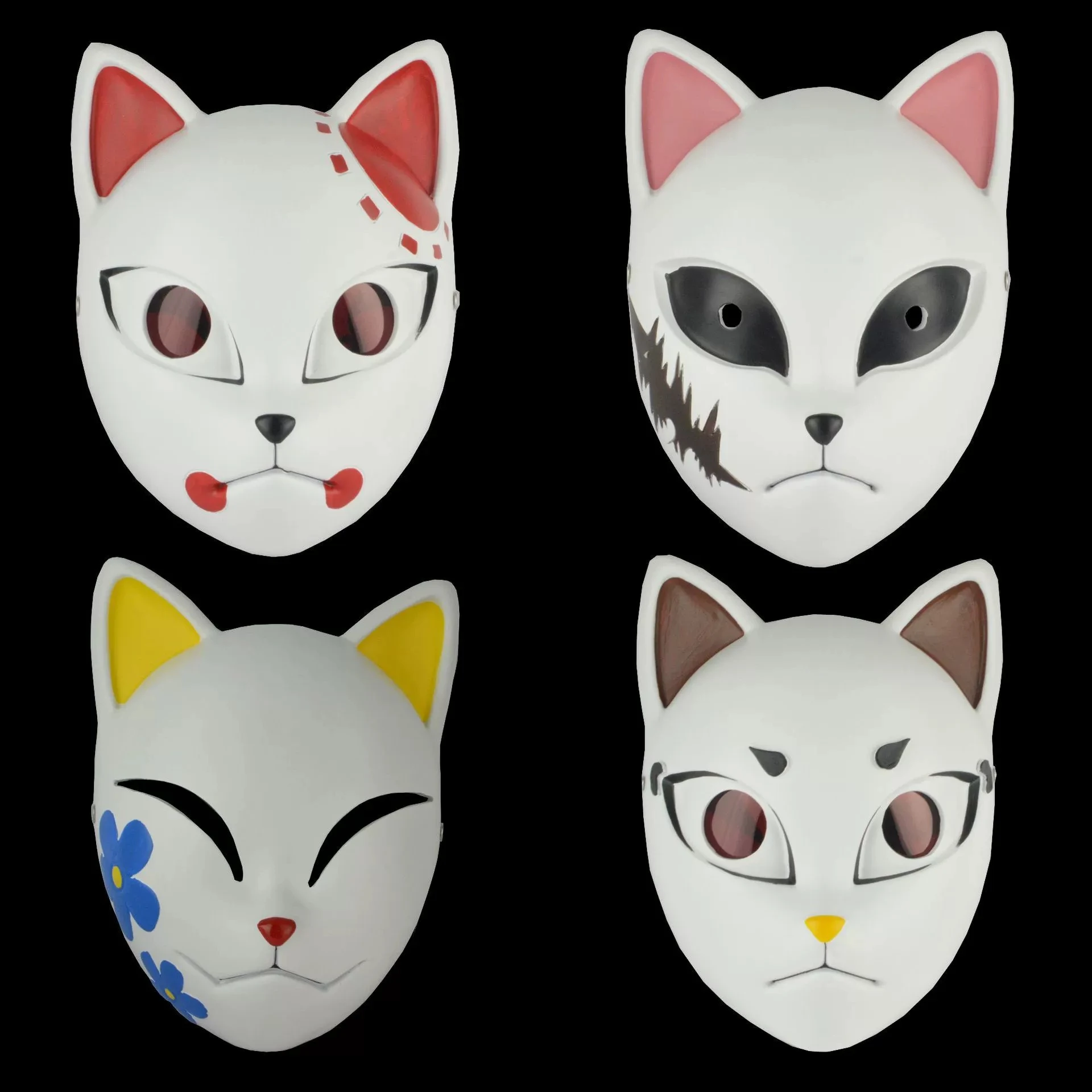 Japońskie Anime Demon Fox Mask – Led Purge Mask Halloween recenzja i cena
