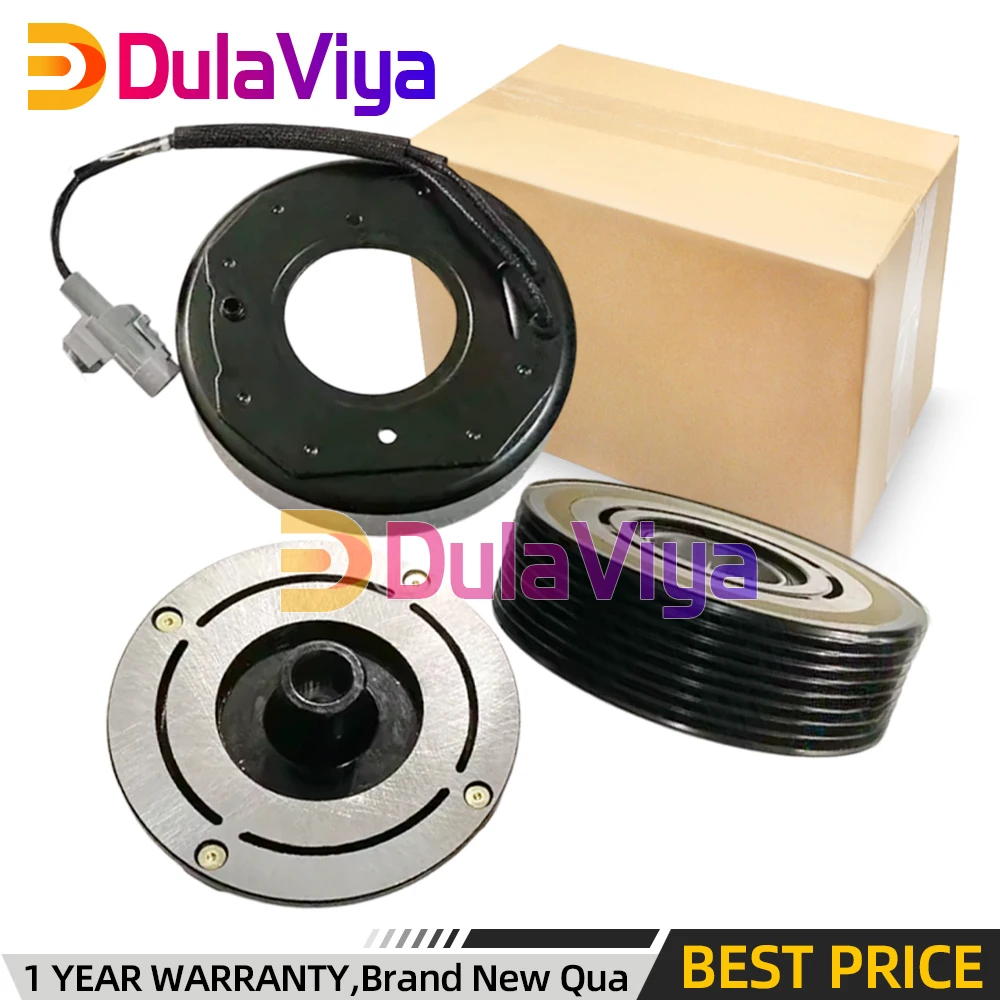 

7SBU17C AC Compressor Clutch Assembly Pulley PV8 For BMW 5-Series F18 F10 F11 523i 528i 530i 3.0 64529165808 447160-1230