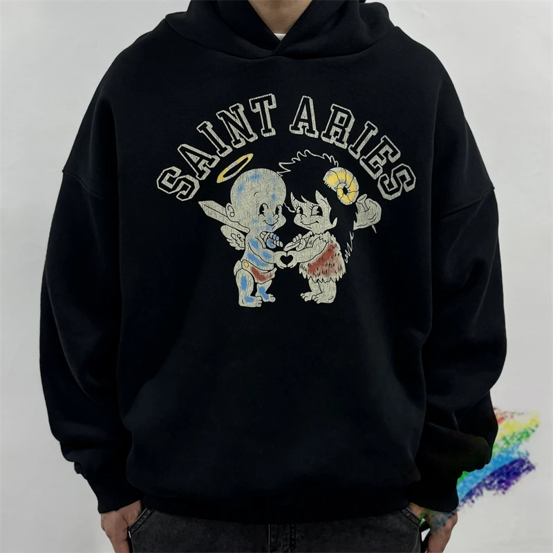 Black Saint Aries Hoodie Men Women Pullovers