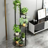 Nordic Flower Stand Pots Tray for Home Plant Shelves Plant Holder Multi-layer Balcony Plant Stand for Flowers Garden Decoration