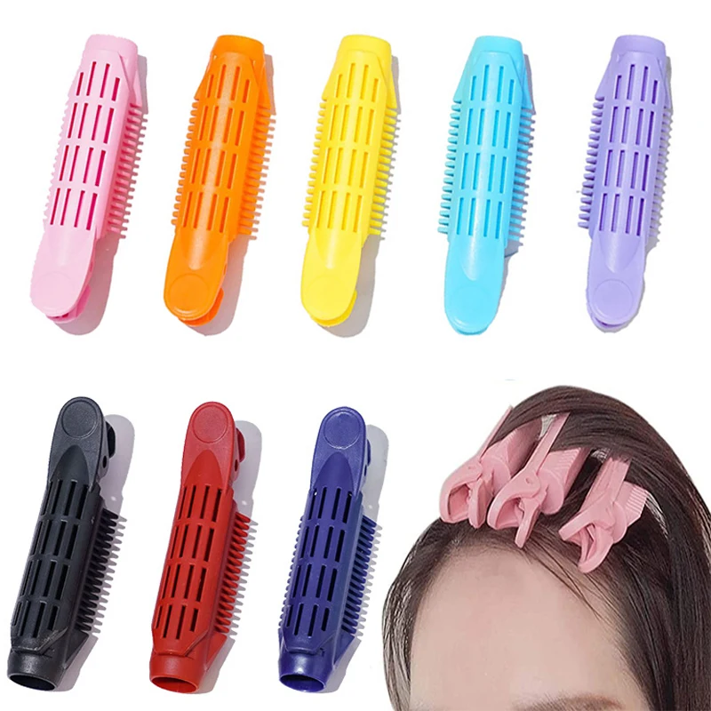 12 Pieces Voluminizing Hair Root Clip Natural Fluffy Hair Clip Hair Root Curler Roller Self Grip Root Volume Hair Curler Clip