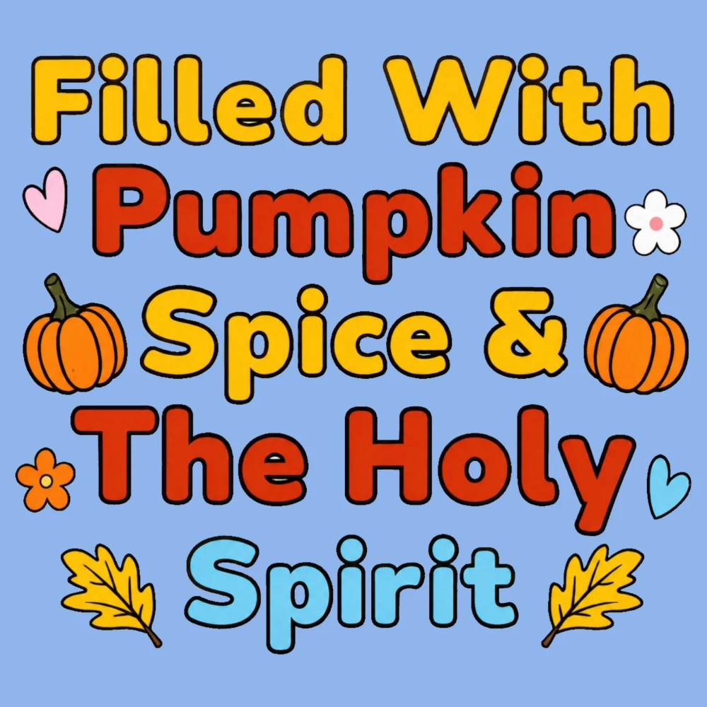 Car Stickers And Decals, Vinyl Decals, Pumpkin Spice And Holy Spirit, Automotive Decals, Funny Bumper Stickers(1pc)