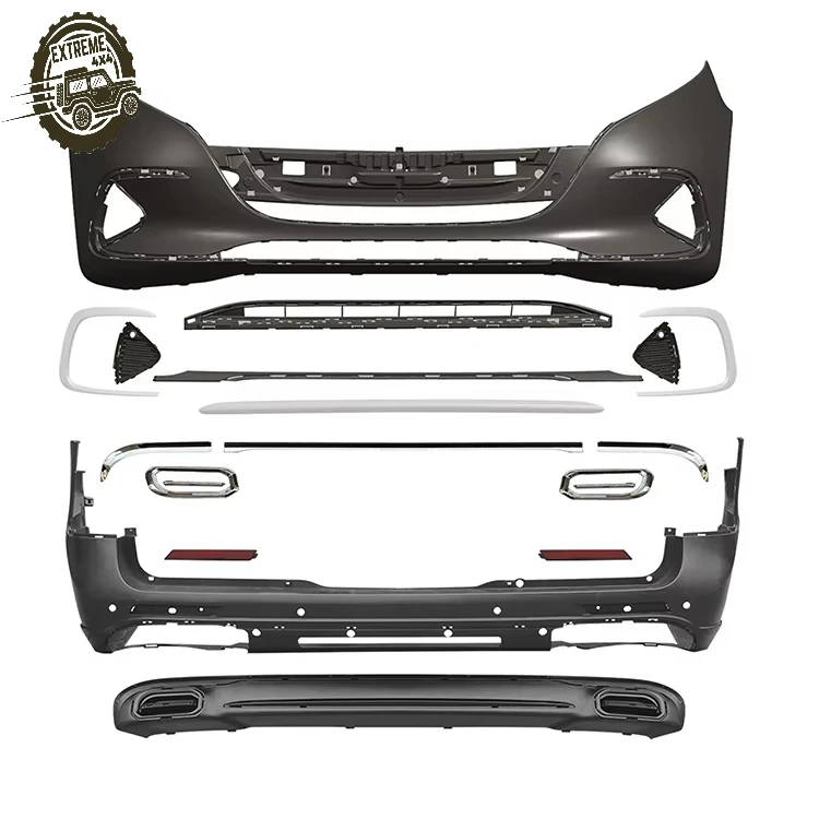 

TDCMY A/B Type Grille with Front and Rear Bumpers and Headlights Complete Body Kit for Mercedes Benz Vito/V Class/METRIS