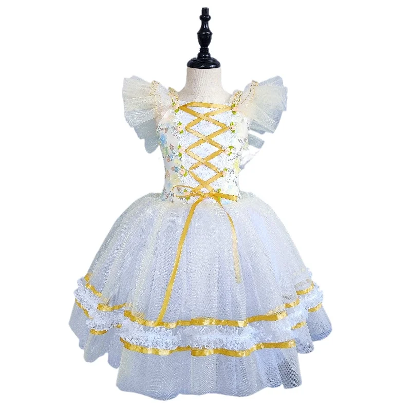 

Children's tutu new suspender gauze skirt girls tutu skirt performance clothes children's small kite dance performance clothes