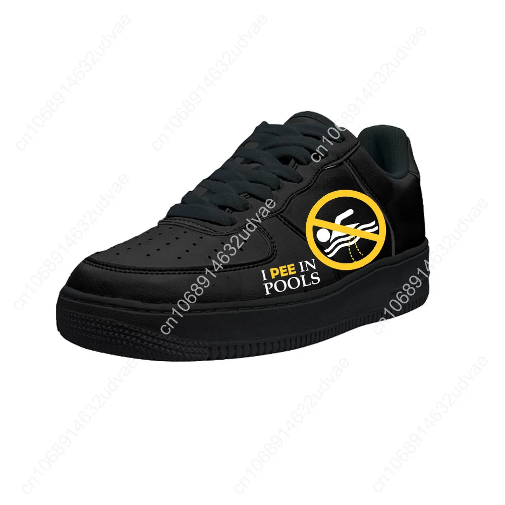 

I Pee In Pools Casual Shoes Platform Sneakers Mens Womens Teenager Flats Sneaker Custom Made Shoe Graffiti Kateboarding Footwear