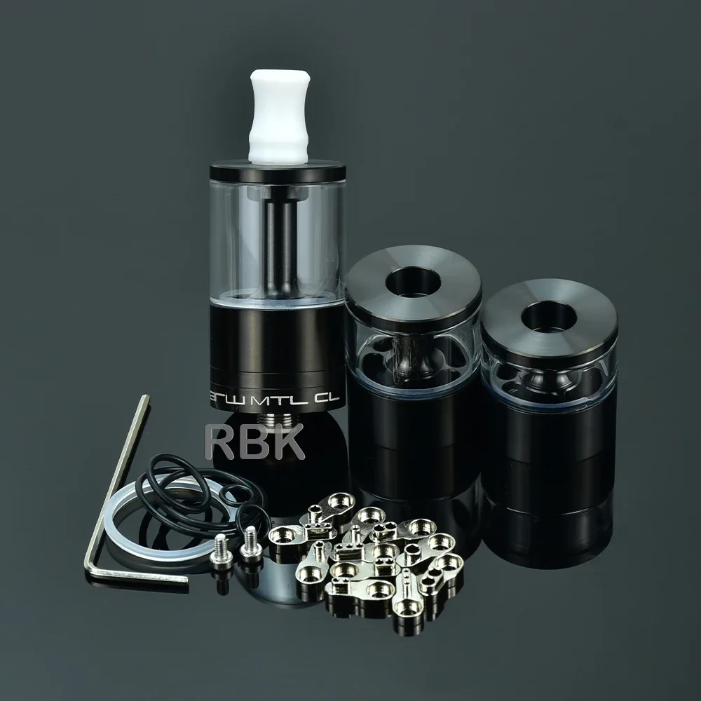 

Распылитель wolfcoolvape Dvarw MTL CL RTA, 22 мм, резервуар с одной катушкой 316SS, 2 мл, 3,5 мл, 5 мл, Vape с 11 вставками AFC для MTL Vaping